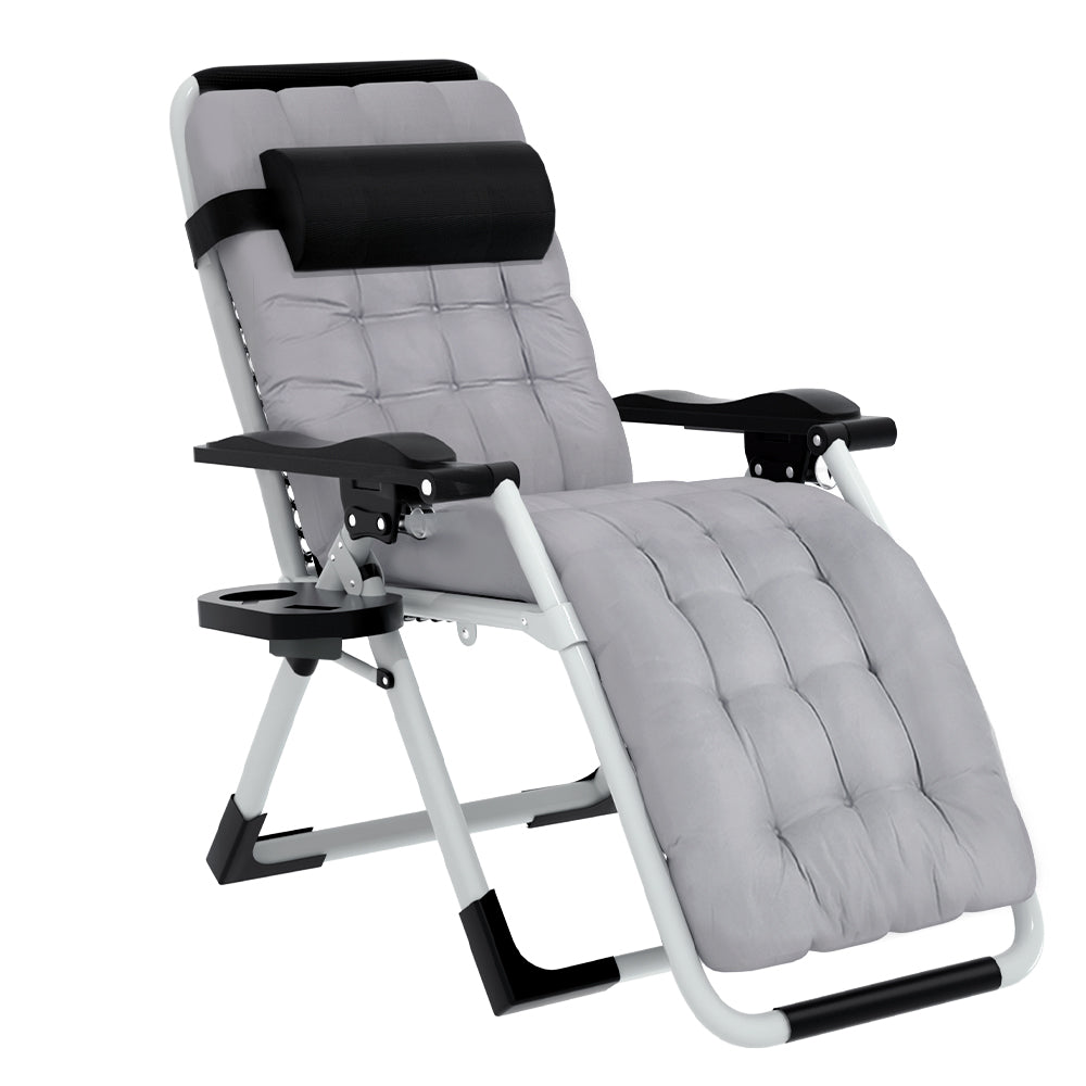 Gardeon Folding Sun Lounge – Zero Gravity Camping Chair for Outdoor Relaxation