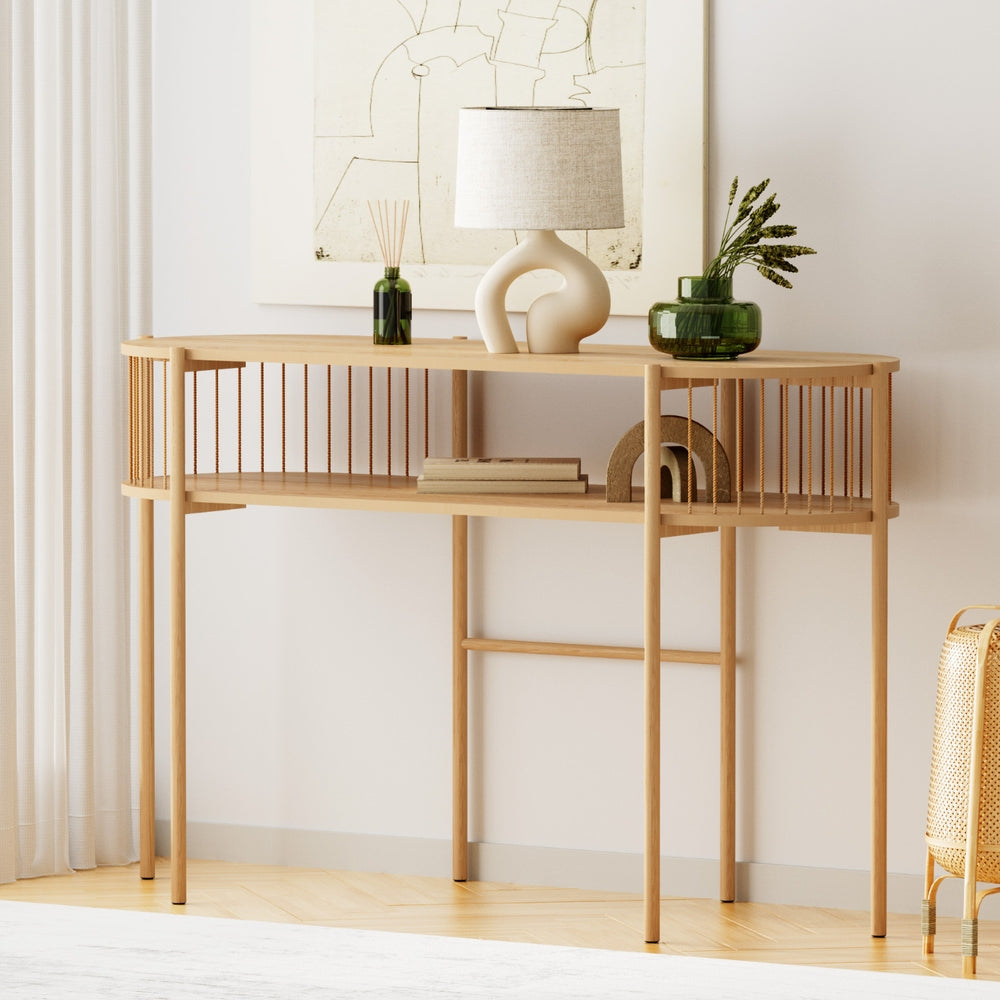 Artiss Console Table 124CM Pine