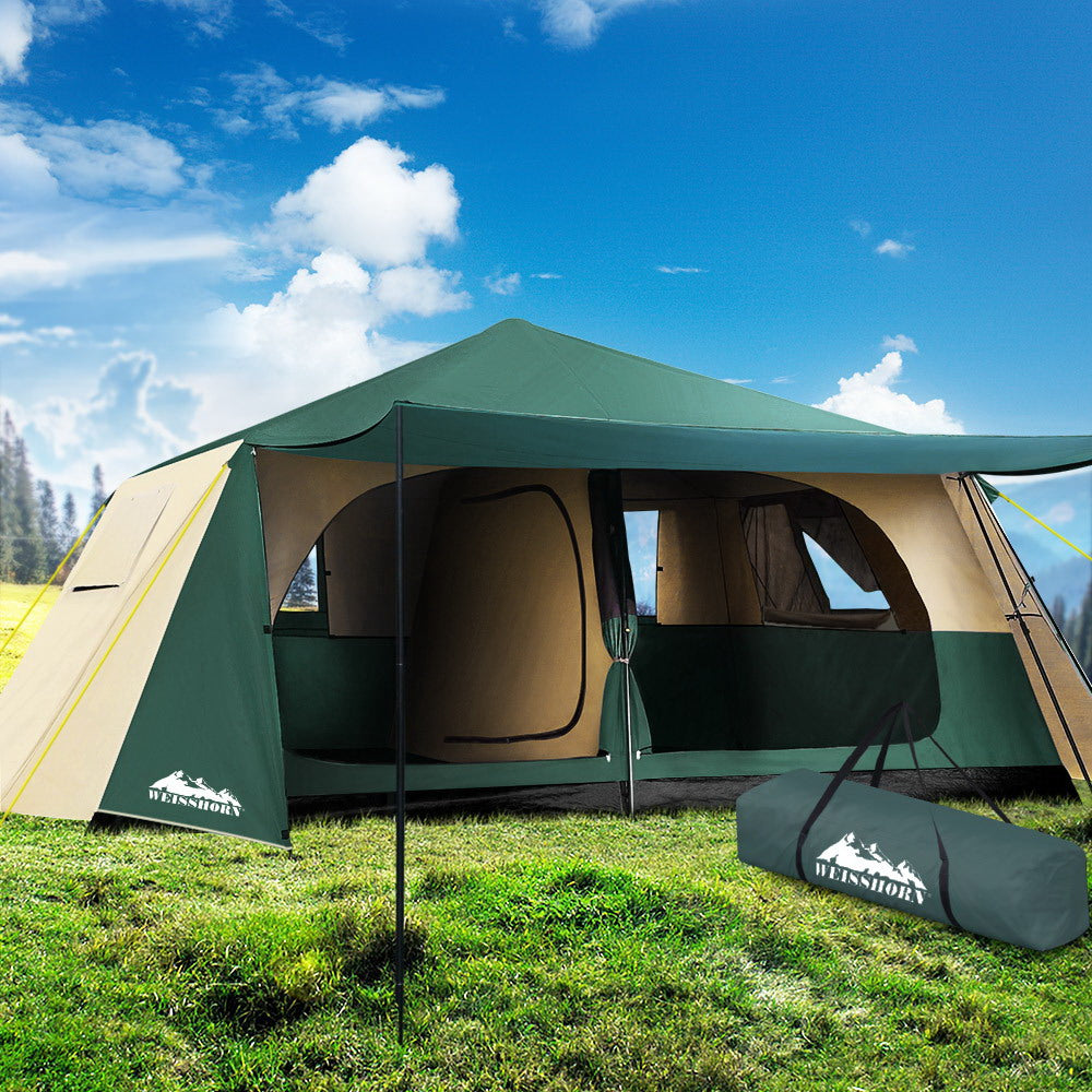 Weisshorn 8-Person Instant Up Camping Tent – Pop-Up Family Hiking Dome Shelter