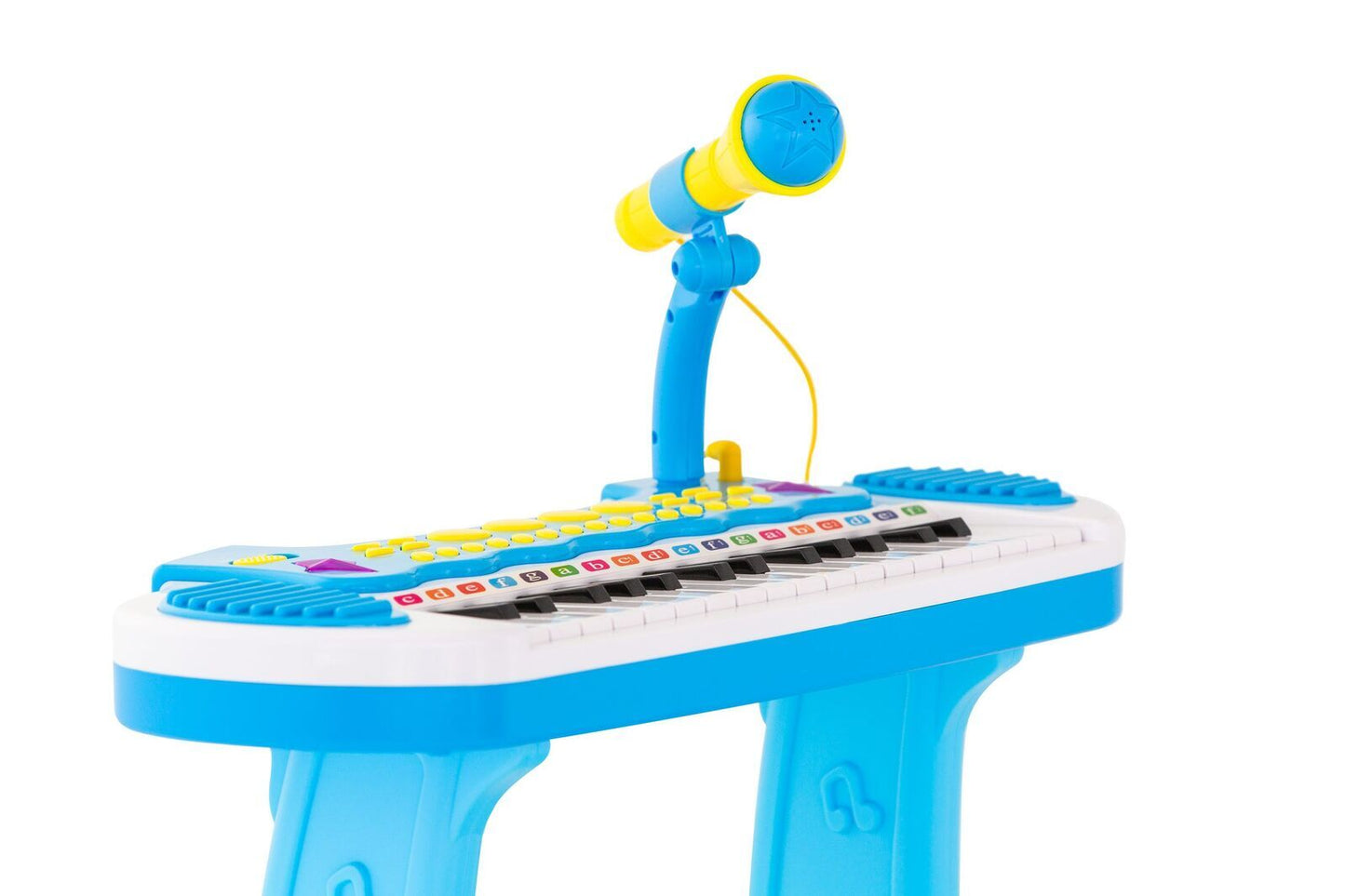 Kids Electronic Keyboard with Stand – Blue Musical Instrument Toy for Beginners