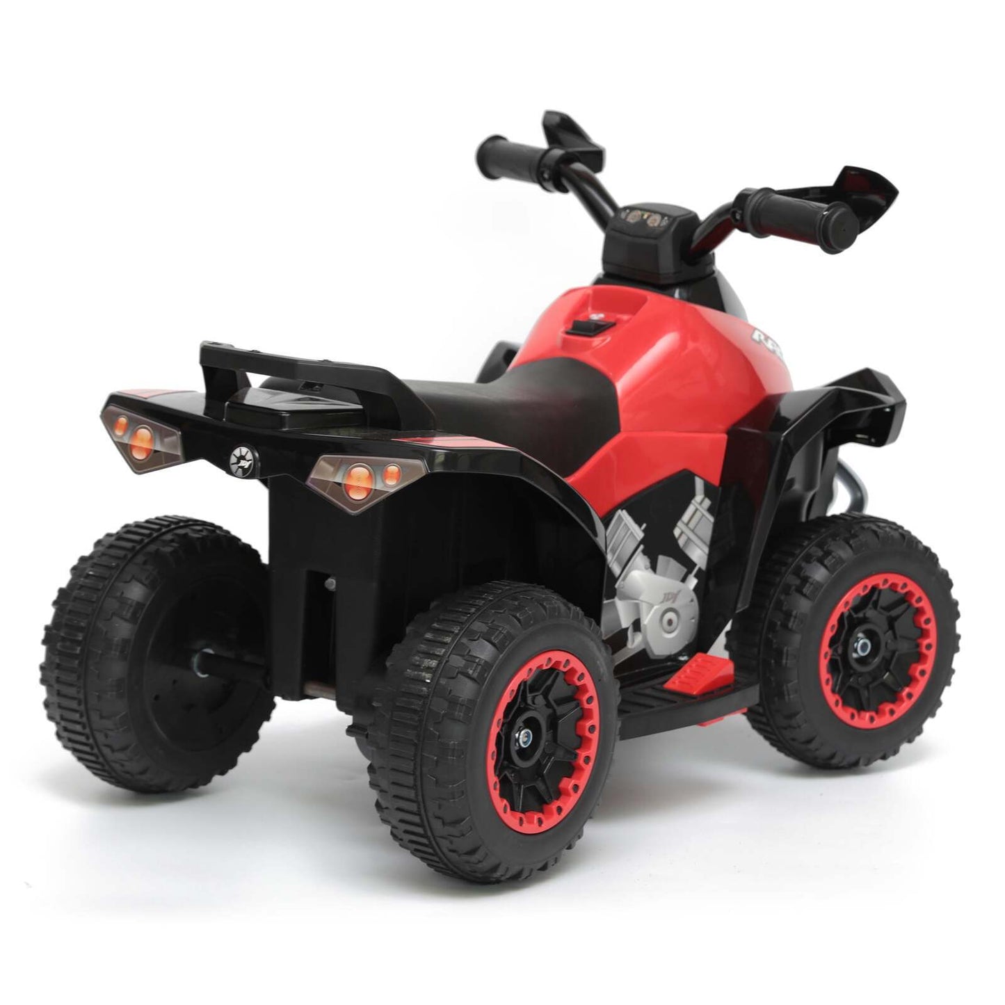 Kids Ride-On Quad ATV – Red 4-Wheel Electric Vehicle Up to 3km/h