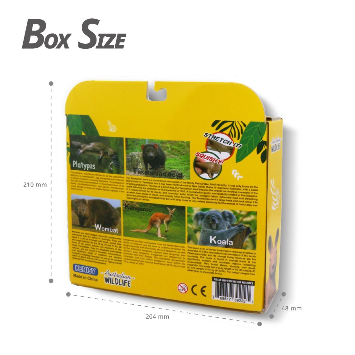 Stretchy Squishy Australian Wildlife Gift Set – Sensory Animal Toys for Kids