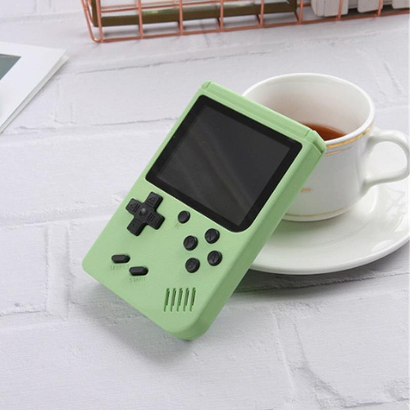 500 Classic Games Mini Handheld Console For Kids - 3.0 Inch Retro Macaron Design With Av Output - Yellow