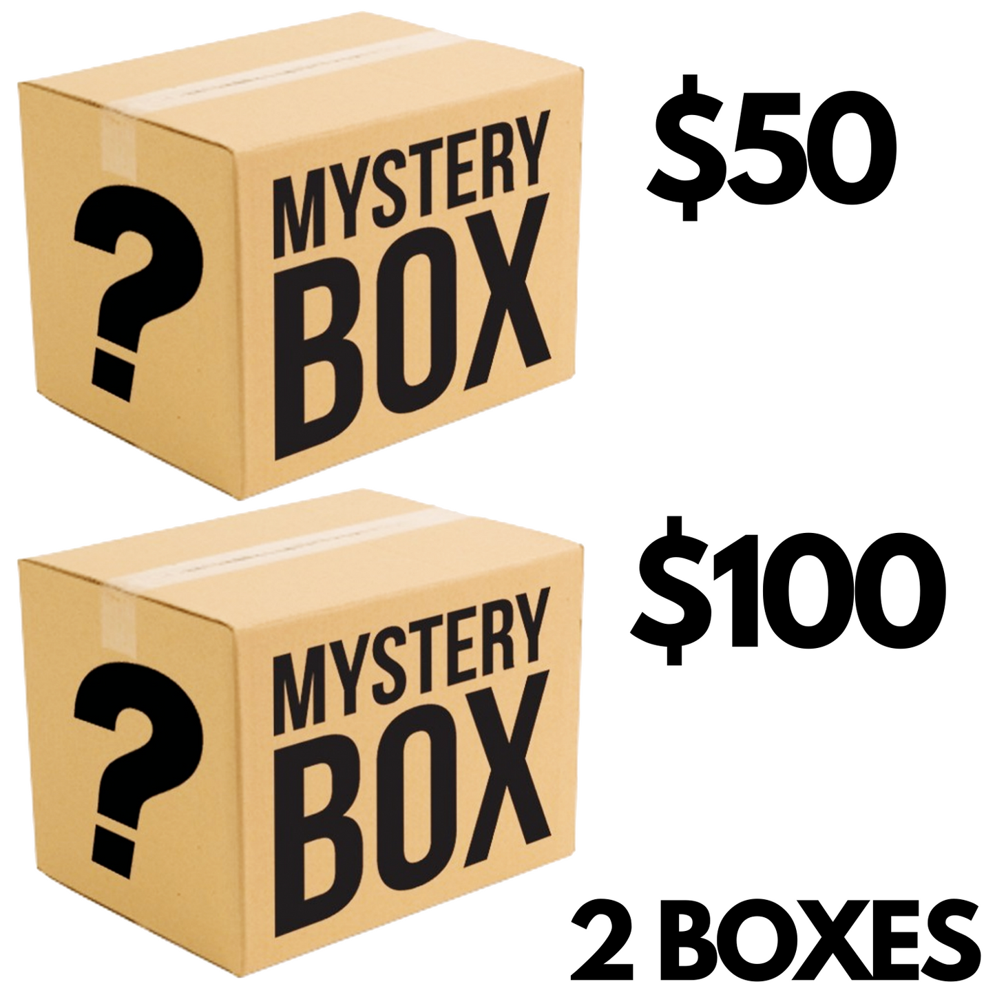 2-Box Mystery Set – Medium & Large Lucky Dip Boxes with Assorted Surprise Products