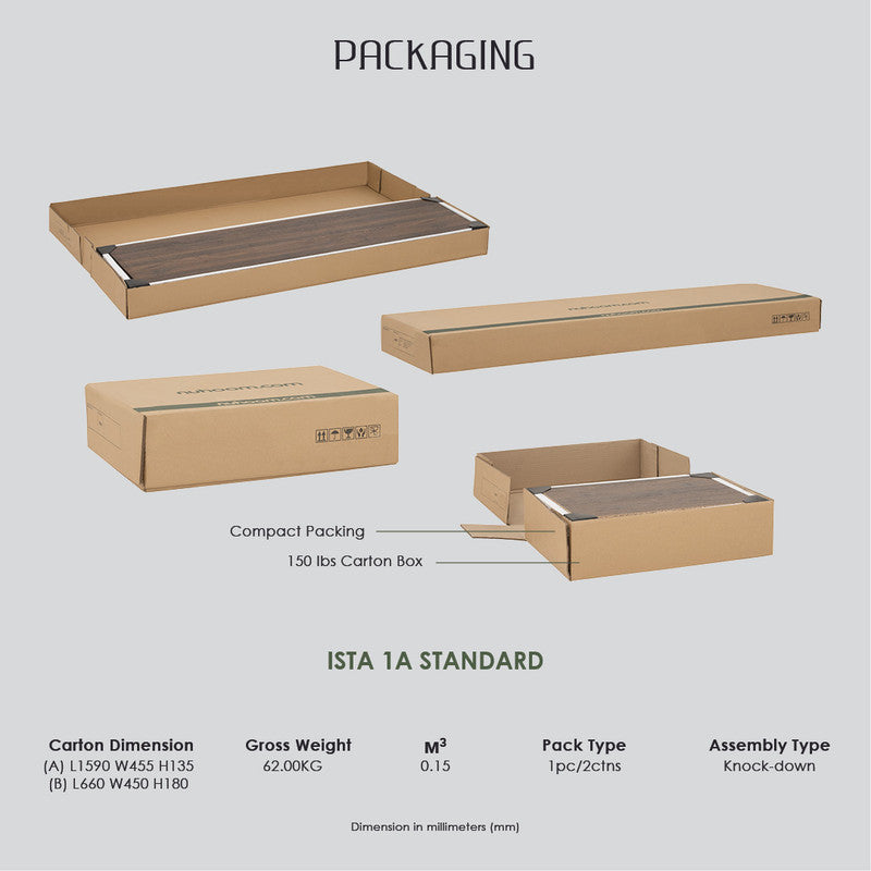 Braneit™ Hirado Sideboard Buffet - Cocoa