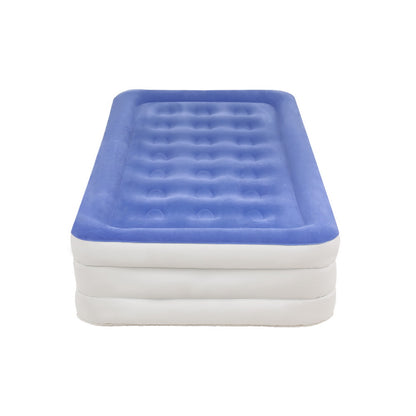 Weisshorn Air Mattress Single Inflatable Bed 46cm Cube Airbed Camping Guest