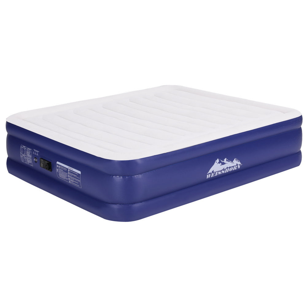 Weisshorn Air Mattress King Size 51CM Inflatable Bed Camping Home Outdoor
