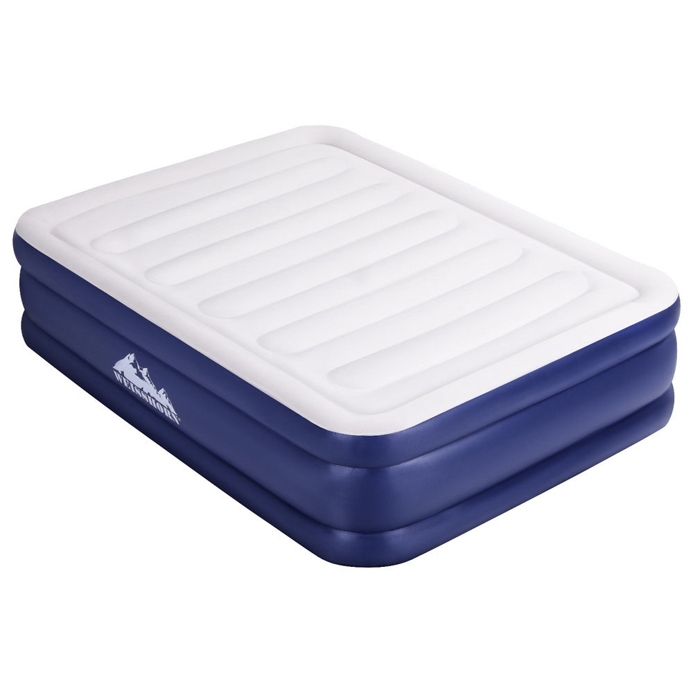 Weisshorn Queen Air Mattress Inflatable Bed 51cm Camping Airbed