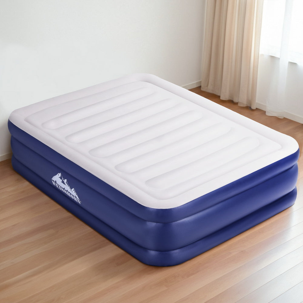 Weisshorn Queen Air Mattress Inflatable Bed 51cm Camping Airbed