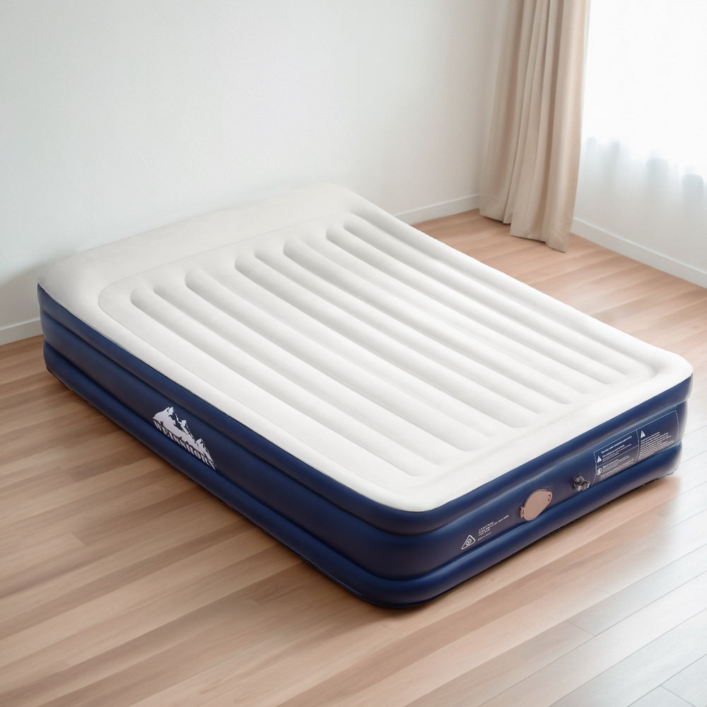 Weisshorn Double Air Mattress – 46cm Inflatable Bed for Camping, Guests & Travel
