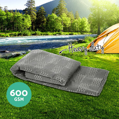 Weisshorn 4x2.5M Annex Matting 600GSM Floor Mesh Mat Caravan Camping
