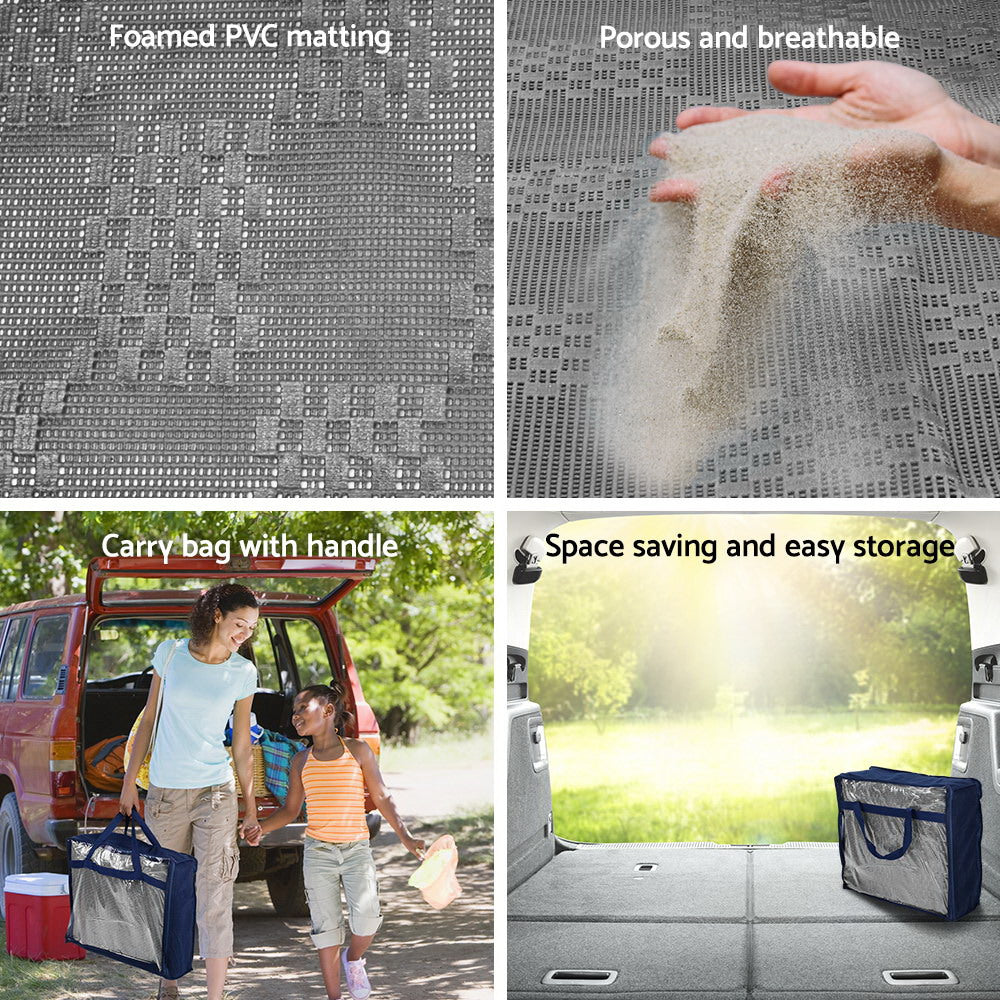 Weisshorn 4x2.5M Annex Matting 600GSM Floor Mesh Mat Caravan Camping