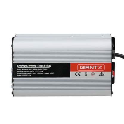 Giantz 12V 20A Car Battery Charger & Inverter – 20 Amp for ATV, 4WD, Boat, Caravan