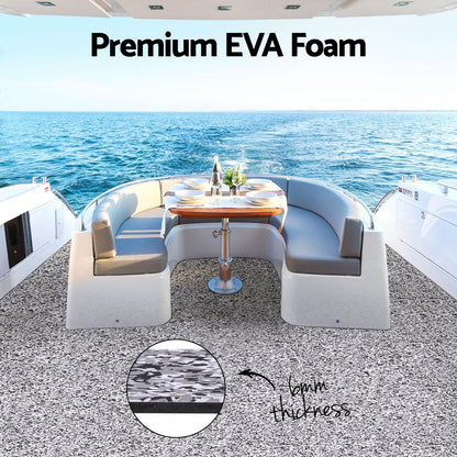 Seamanship EVA Foam Marine Decking Mat – Camo 240x90x0.6cm Non-Slip Boat Flooring