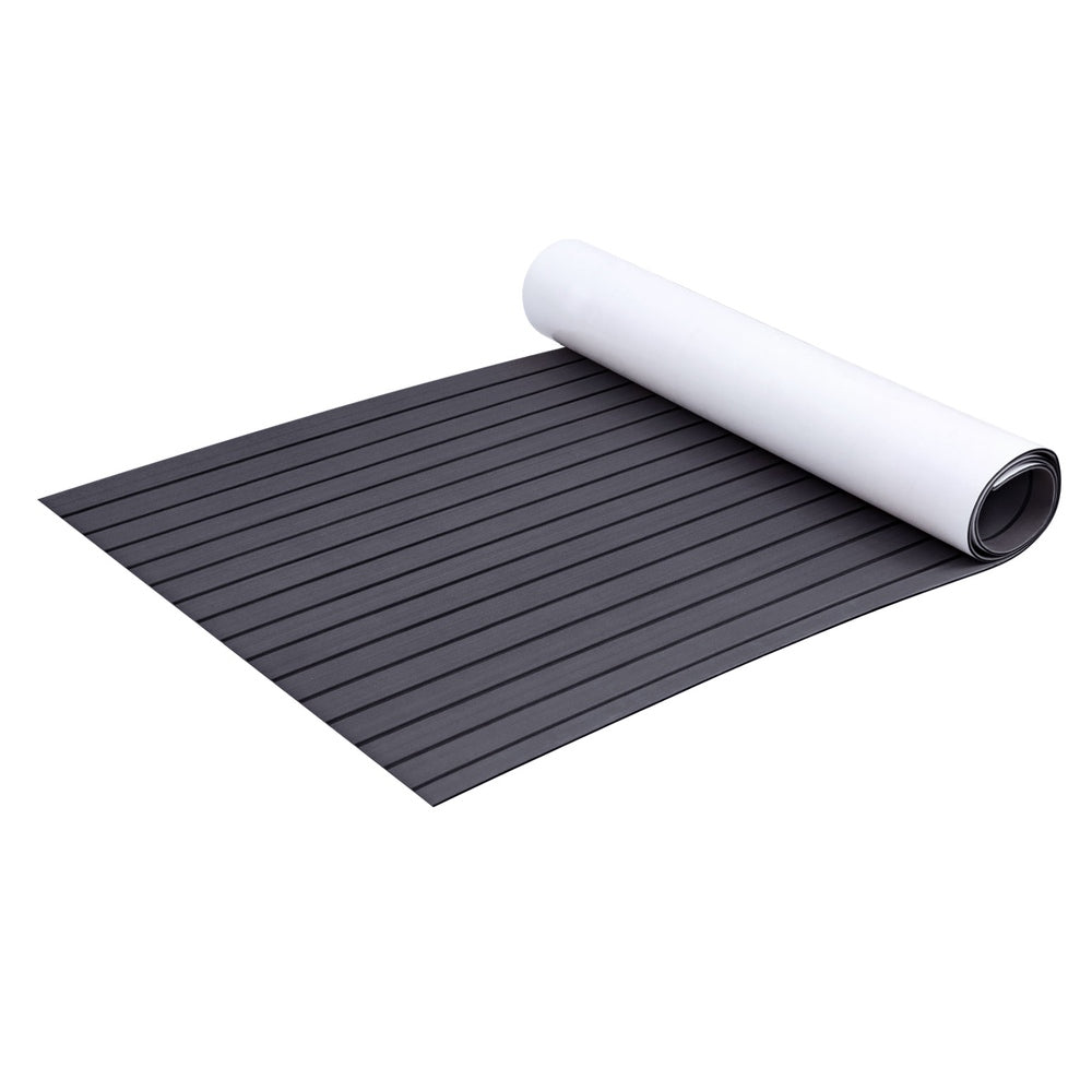 Seamanship EVA Foam Boat Flooring Mat – 240x90cm Marine Decking Sheet (Dark Grey Decor)