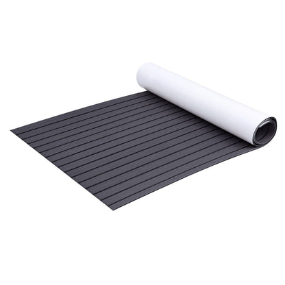 Seamanship EVA Foam Boat Flooring Mat – 240x90cm Marine Decking Sheet (Dark Grey Decor)
