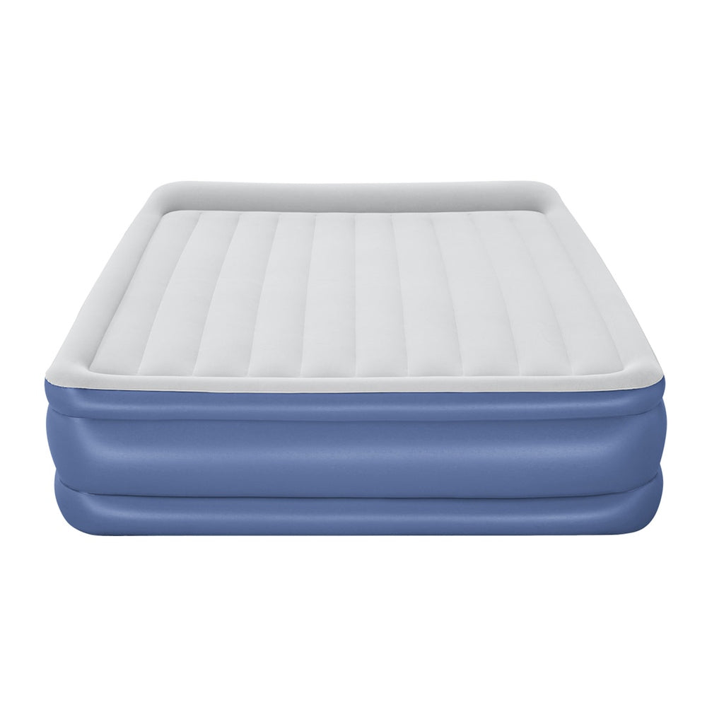 Bestway King Size Air Mattress – 56cm Inflatable Bed for Camping & Guests (Blue)
