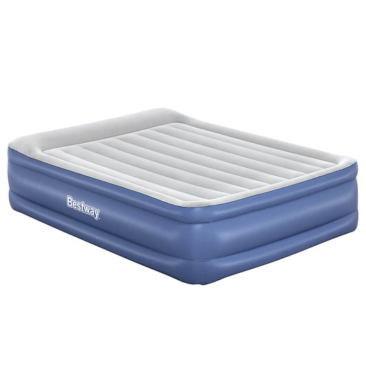 Bestway Queen Inflatable Air Bed – Portable Blow-Up Mattress for Camping & Guests