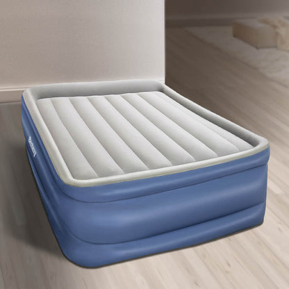 Bestway Queen Inflatable Air Bed – Portable Blow-Up Mattress for Camping & Guests