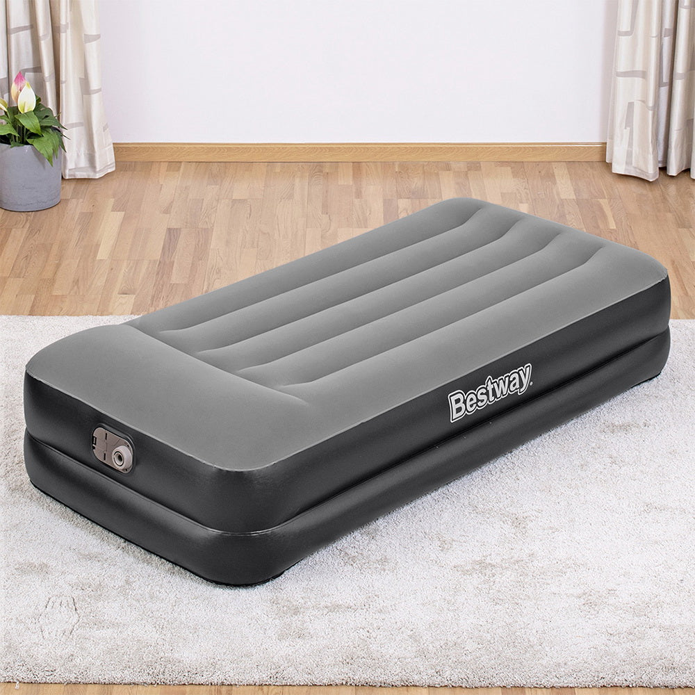 Bestway Single Inflatable Air Mattress – 46cm Raised Airbed, Black