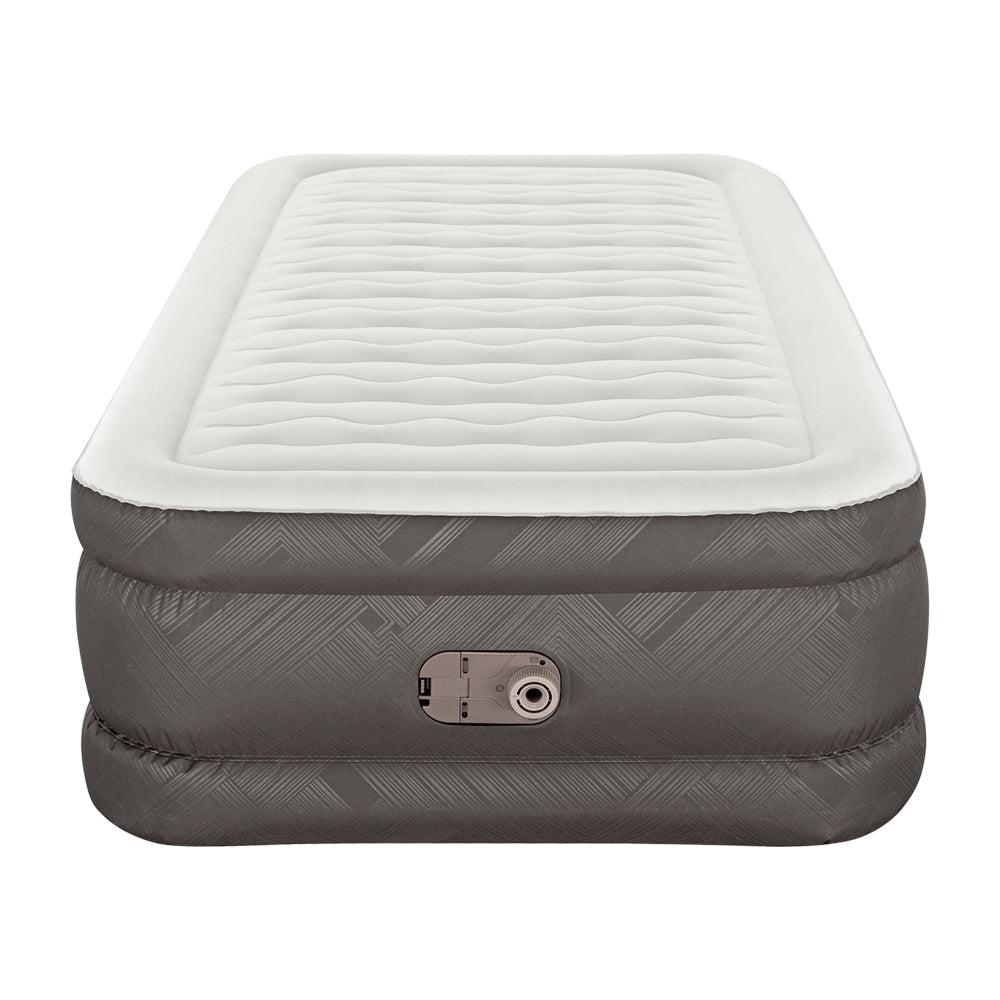 Bestway Single Inflatable Air Mattress – 46cm Height, Grey Comfort Bed