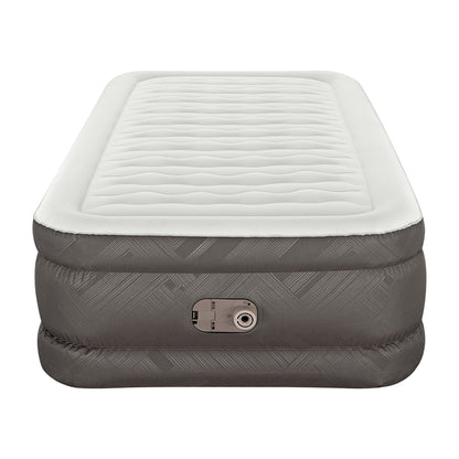 Bestway Single Inflatable Air Mattress – 46cm Height, Grey Comfort Bed