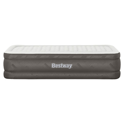 Bestway Single Inflatable Air Mattress – 46cm Height, Grey Comfort Bed