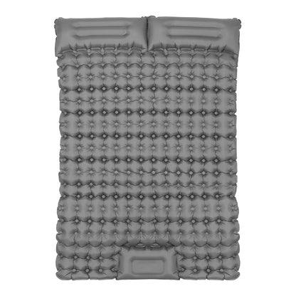 Weisshorn Self-Inflating Camping Mattress – Double Air Bed with Pillow & Carry Bag