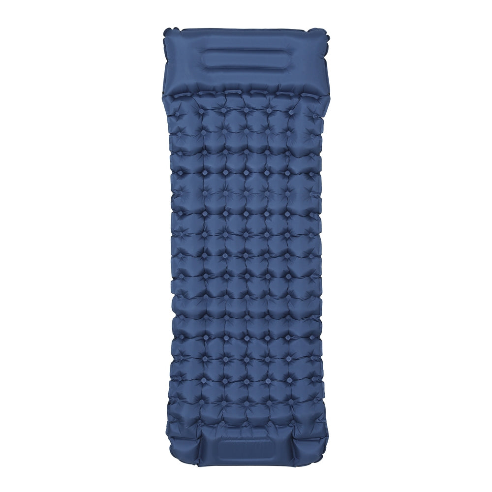Weisshorn Self Inflating Mattress Camping Sleeping Mat Air Bed Single w/ Pillow Bag