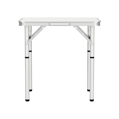 Weisshorn 60CM Folding Camping Table – Adjustable Height & Portable Picnic Desk