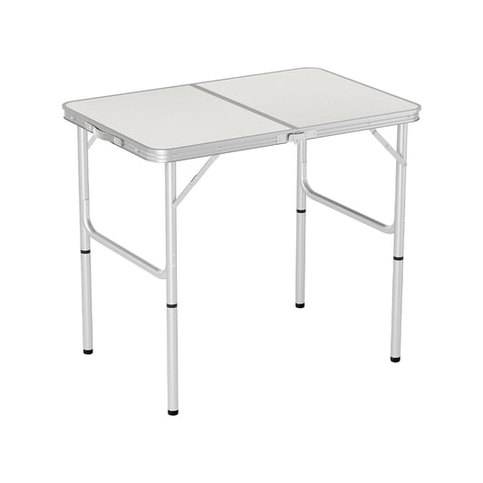 Weisshorn 90cm Adjustable Folding Camping Table – Portable Outdoor Picnic Desk