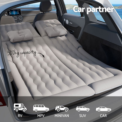 Weisshorn Car Mattress 175x130 Inflatable SUV Camping Bed Back Seat Grey