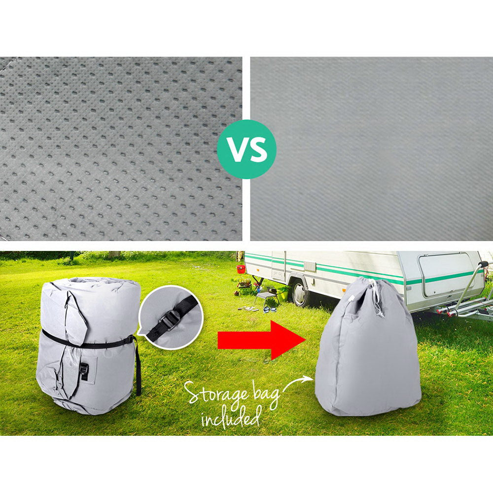 Weisshorn 22–24ft Caravan Cover – 4-Layer UV & Water-Resistant Campervan Protector