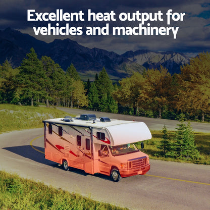 5KW Portable Diesel Heater LCD Display & Remote – Quick Heating for Car, RV, Boat, Bus