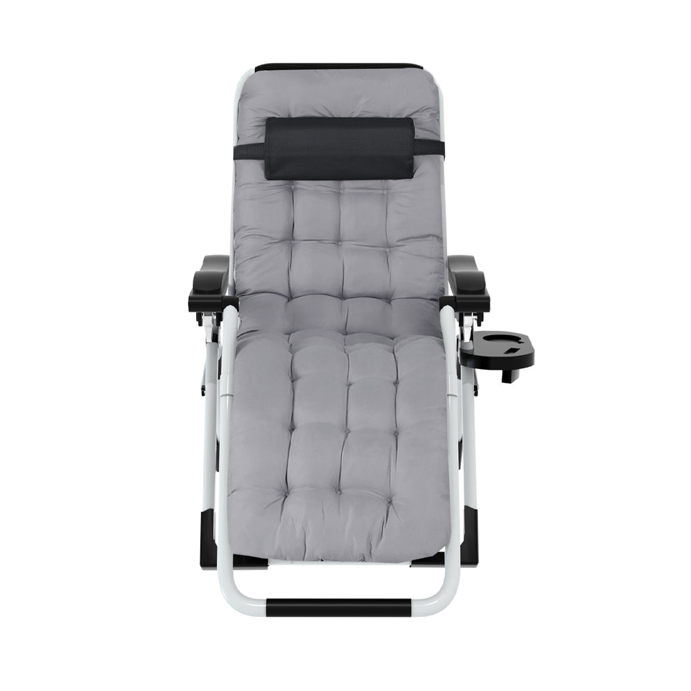 Gardeon Folding Sun Lounge – Zero Gravity Camping Chair for Outdoor Relaxation