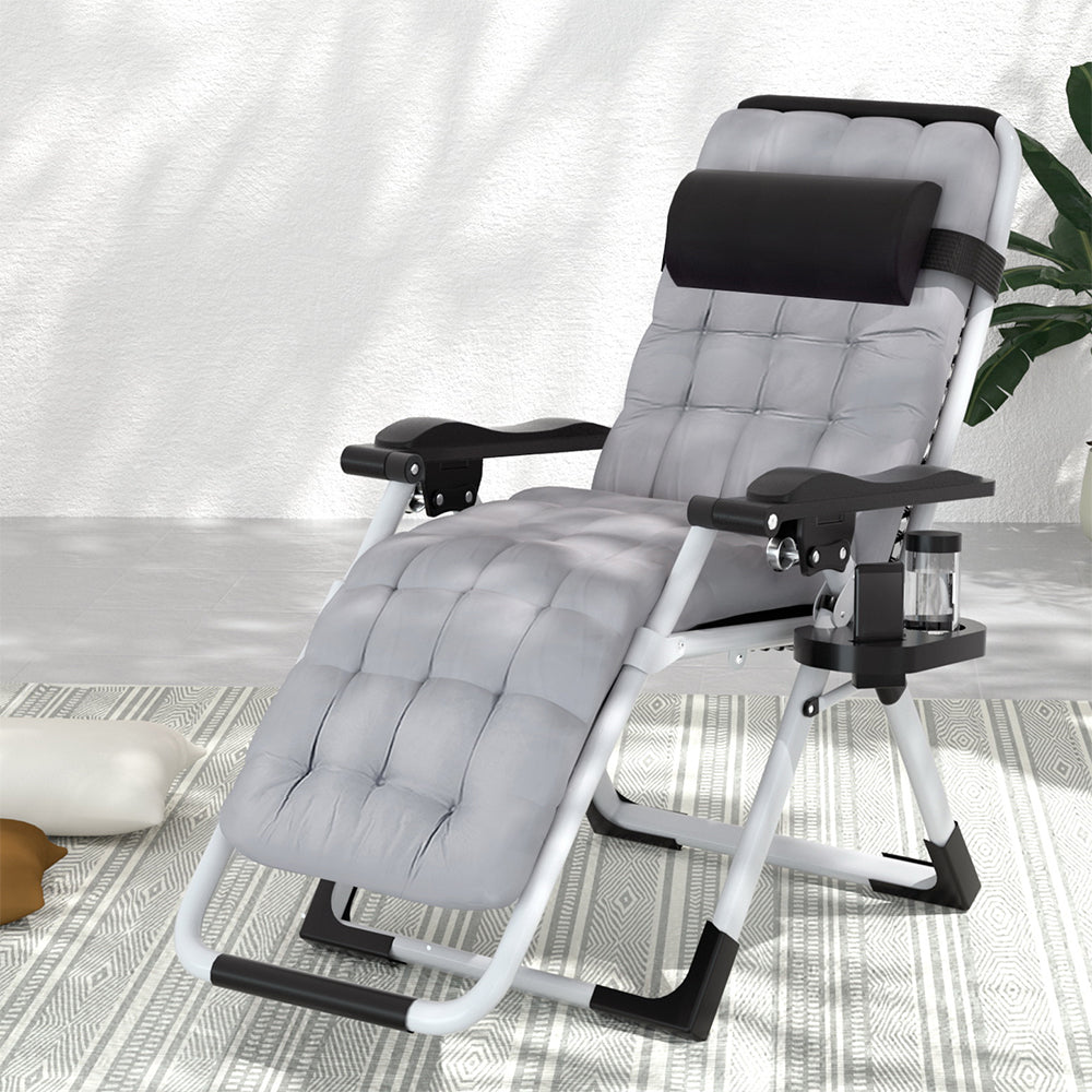 Gardeon Folding Sun Lounge – Zero Gravity Camping Chair for Outdoor Relaxation
