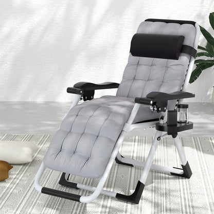 Gardeon Folding Sun Lounge – Zero Gravity Camping Chair for Outdoor Relaxation