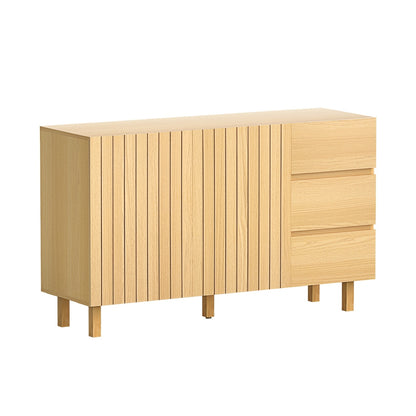 Braneit™ 130cm Artiss Buffet Sideboard Cupboard Cabinet Pantry Storage Drawer Pine