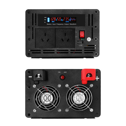 Giantz 2500W/5000W Pure Sine Wave Inverter – 12V to 240V Power Converter for Camping, Car & Boat