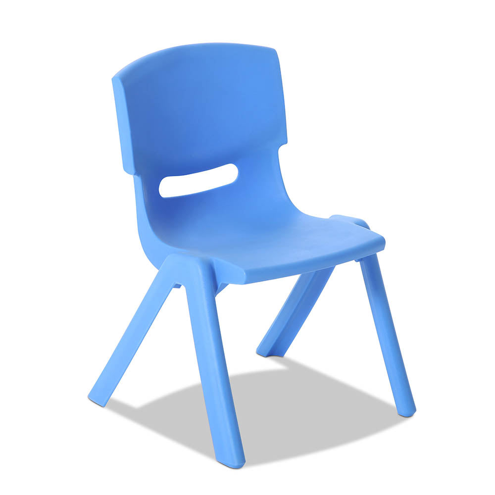 Keezi 5PCS Kids Table and Chairs Set – Plastic Study Desk with 4 Chairs