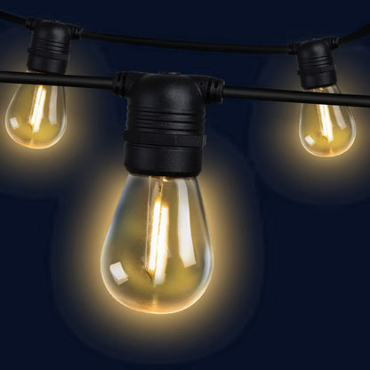 Jingle Jollys 86m LED Festoon String Lights – Outdoor Lighting for Christmas & Events