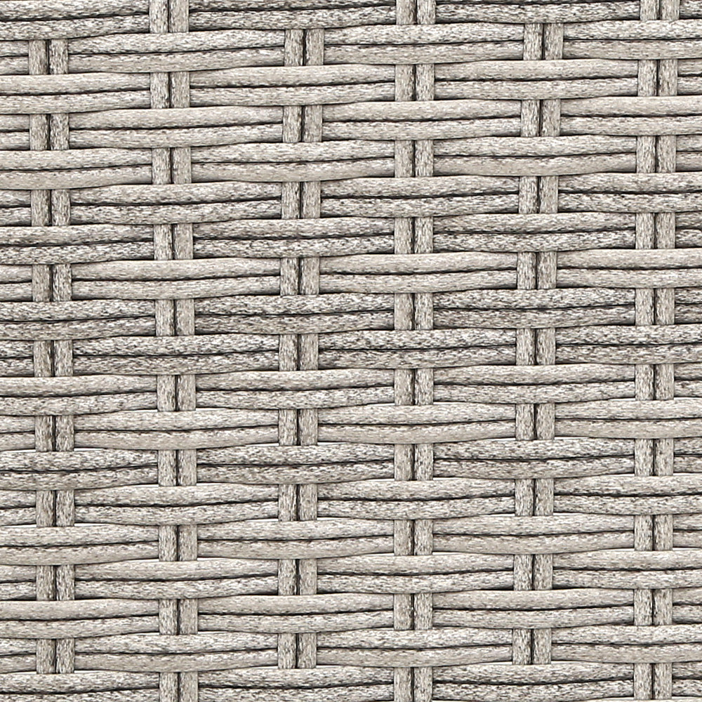 Gardeon 3PC Outdoor Recliner Set – Adjustable Grey Wicker Sun Lounges with Table