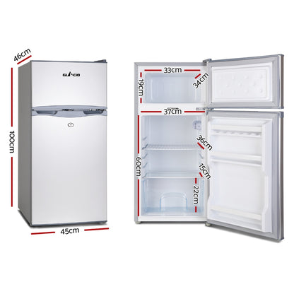 Glacio 100L Portable Fridge Freezer – Upright 12V/24V/240V for Camping & Caravan Use