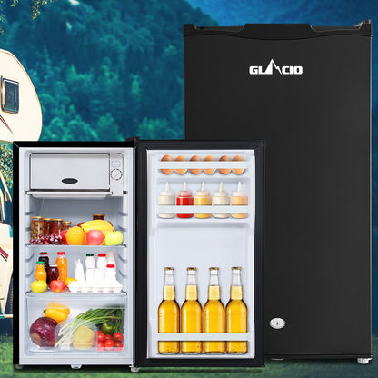 Glacio 95L Portable Upright Fridge Freezer – 12V/24V/240V for Camping, RV & Caravan