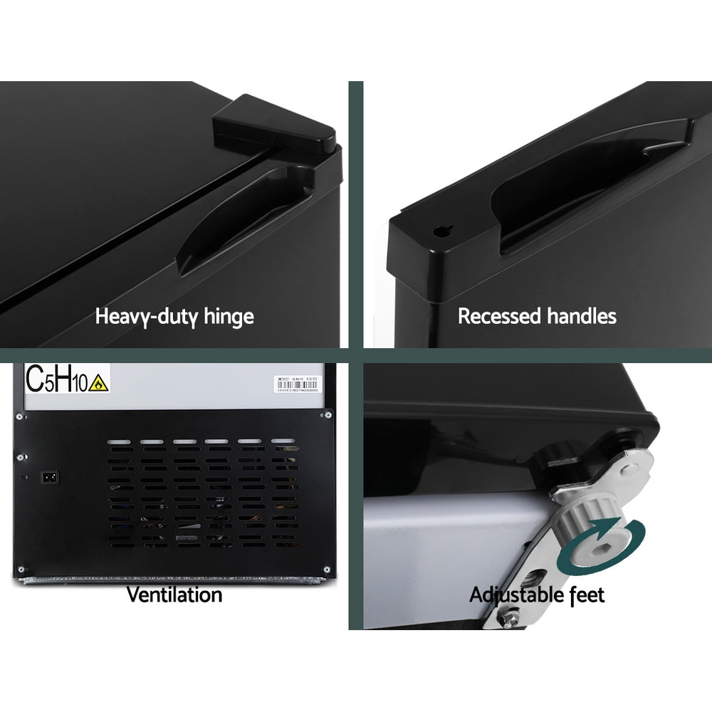 Glacio 95L Portable Upright Fridge Freezer – 12V/24V/240V for Camping, RV & Caravan