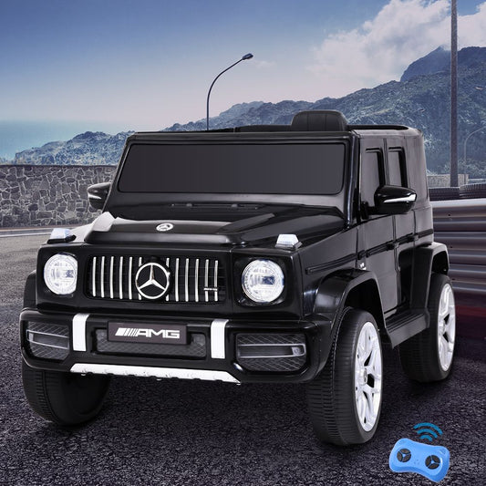 Mercedes-AMG G63 | Licensed 12V Kids Electric Ride-On Car – Black SUV Toy