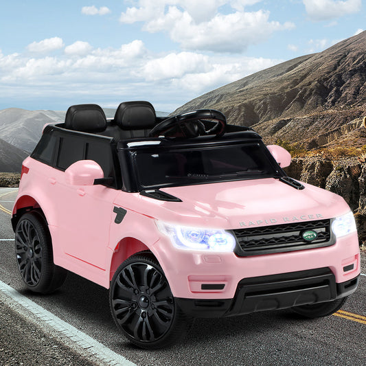 Rigo 12V Kids Electric Ride-On SUV Car – Pink with Remote Control