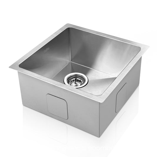Cefito 44x44cm Silver Stainless Steel Kitchen Sink – Single Bowl Basin