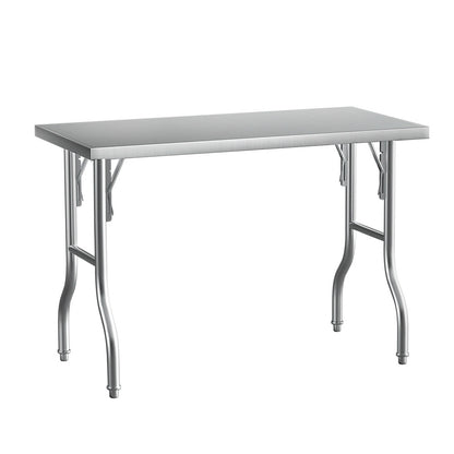 Cefito Stainless Steel Kitchen Work Bench – Foldable Food Prep Table 430 Grade