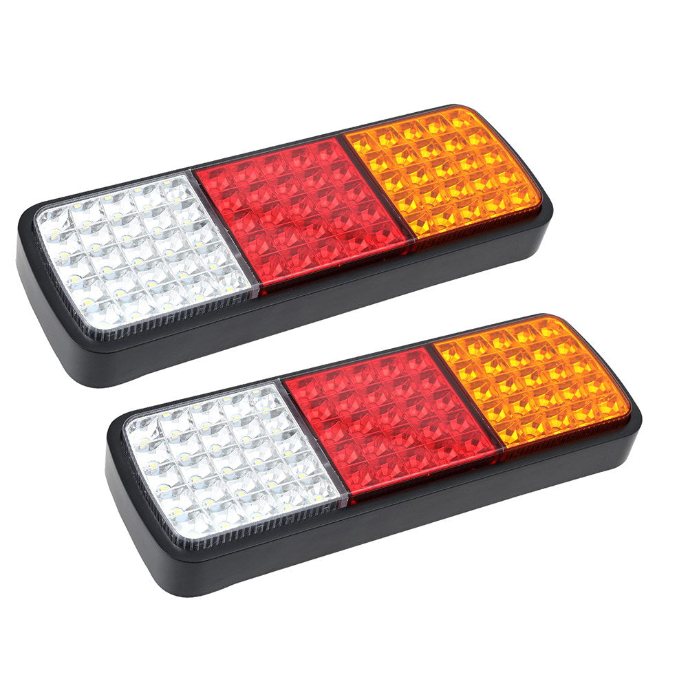 Giantz 75 LED Tail Lights Pair Stop Reverse Indicator 12V Ute Trailer Caravan
